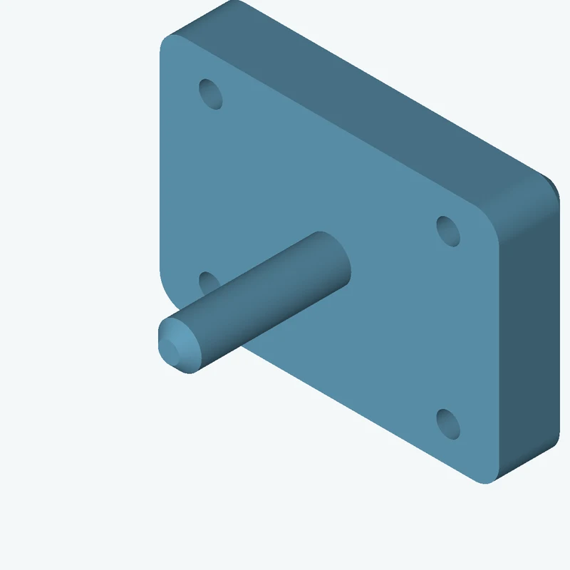Rectangular body, 75.52 × 53.1 × 16 mm (W×D×H) — 2518