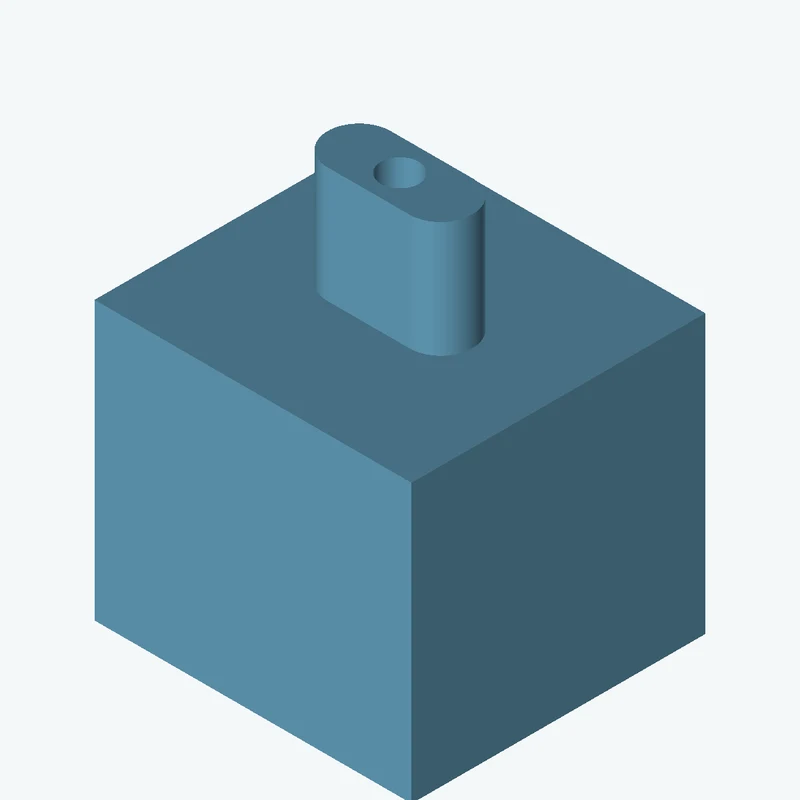 Rectangular body, 75 × 65.7 × 69.5 mm (W×D×H) — 2524