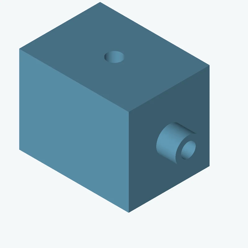 Rectangular body, 79.82 × 63.6 × 59 mm (W×D×H) — 2564