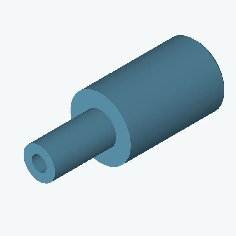 Ø38.9 mm circular section, extruded 62 mm thick — 2589