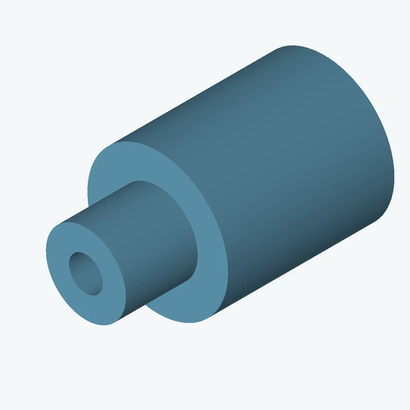 Ø24.27 mm circular section, extruded 28.7 mm thick — 2609