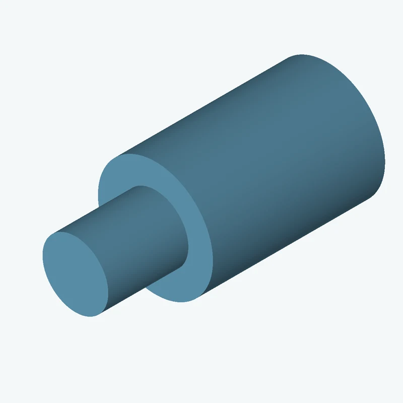 Ø43.22 mm circular section, extruded 64.7 mm thick — 2704
