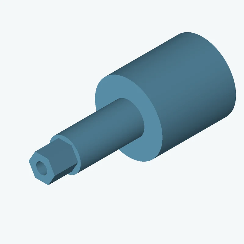 Ø34.55 mm circular section, extruded 37.7 mm thick — 2710
