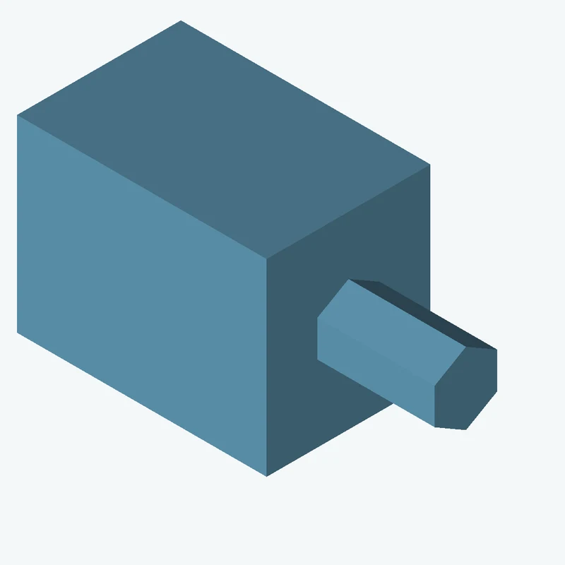 Rectangular body, 24.22 × 18.3 × 15.9 mm (W×D×H) — 2751