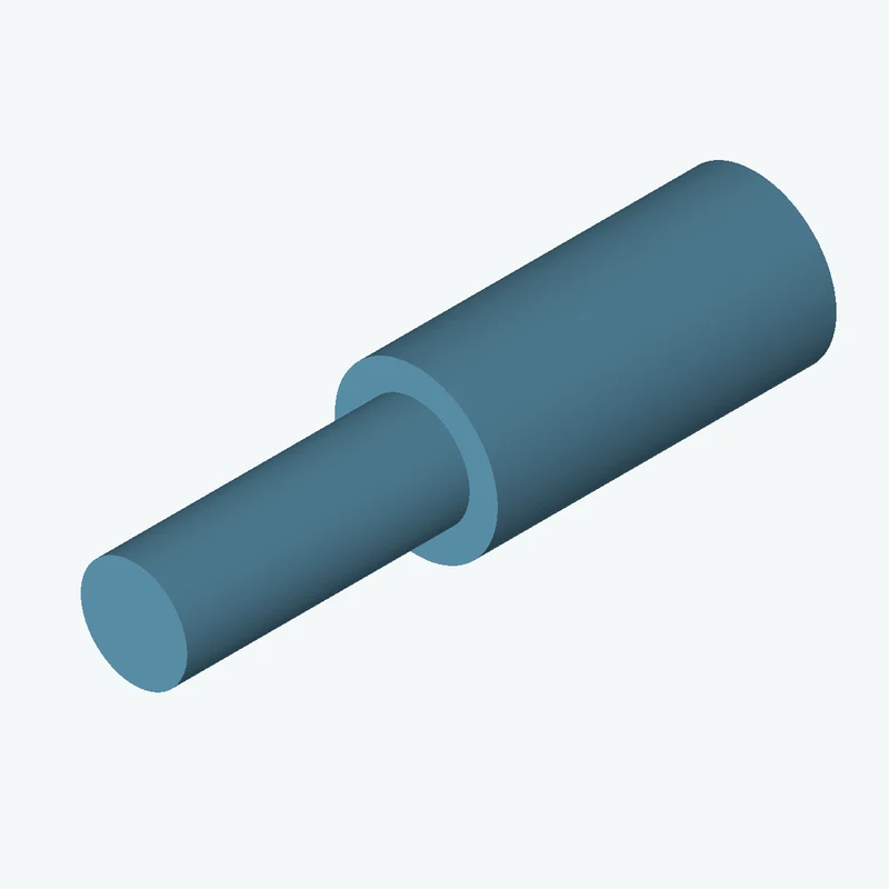 Ø15 mm circular section, extruded 31.2 mm thick — 2915