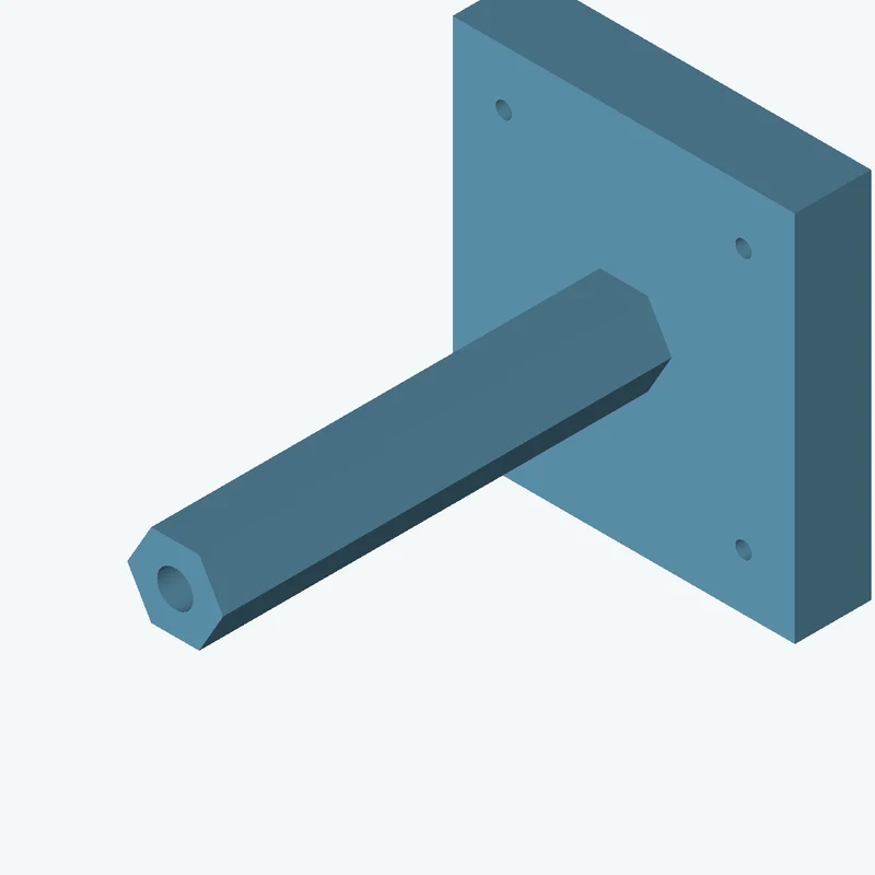 Rectangular body, 90 × 98 × 20 mm (W×D×H) — 2921