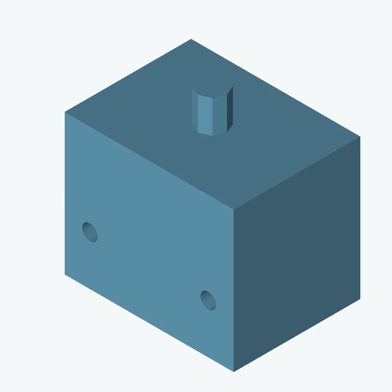 Rectangular body, 35 × 29.1 × 26.2 mm (W×D×H) — 3016