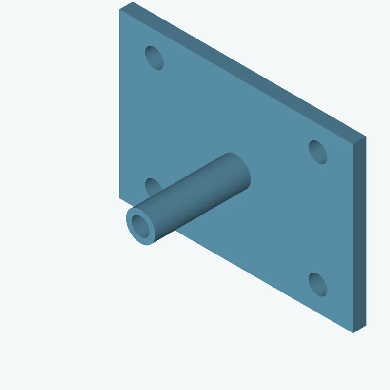 Rectangular body, 105 × 73.6 × 6 mm (W×D×H) — 3066