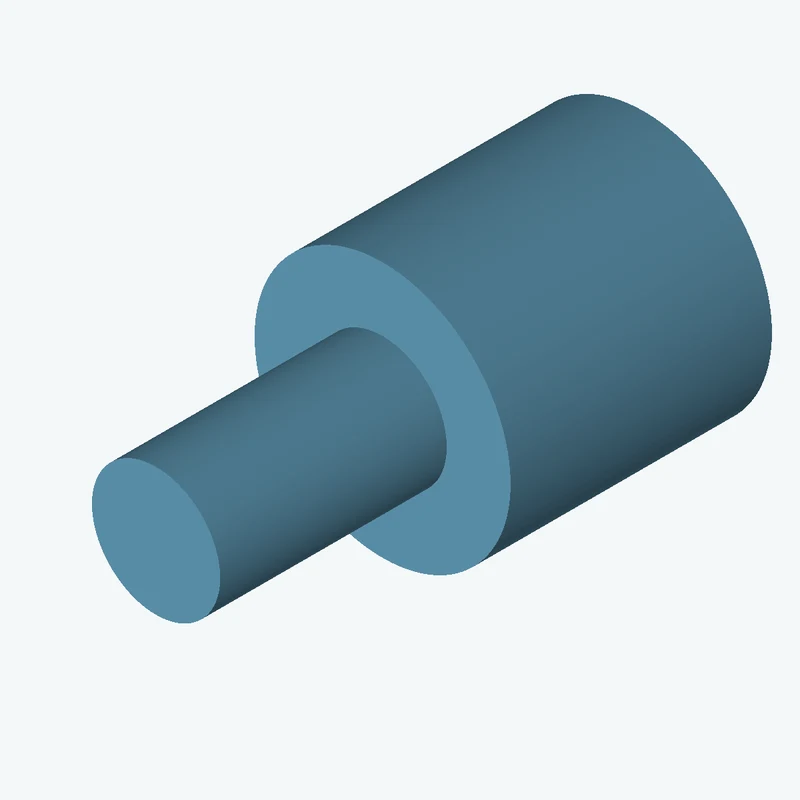 Ø46.33 mm circular section, extruded 47.3 mm thick — 3124