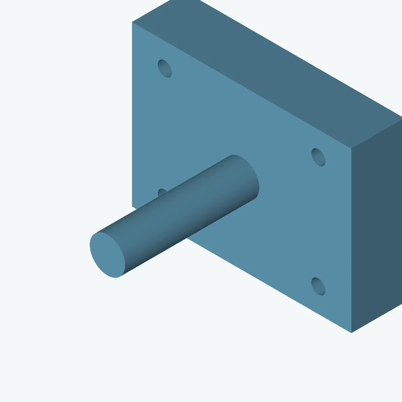 Rectangular body, 49.72 × 36.2 × 12 mm (W×D×H) — 3162