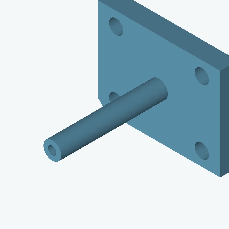 Rectangular body, 55 × 41.5 × 8 mm (W×D×H) — 3325