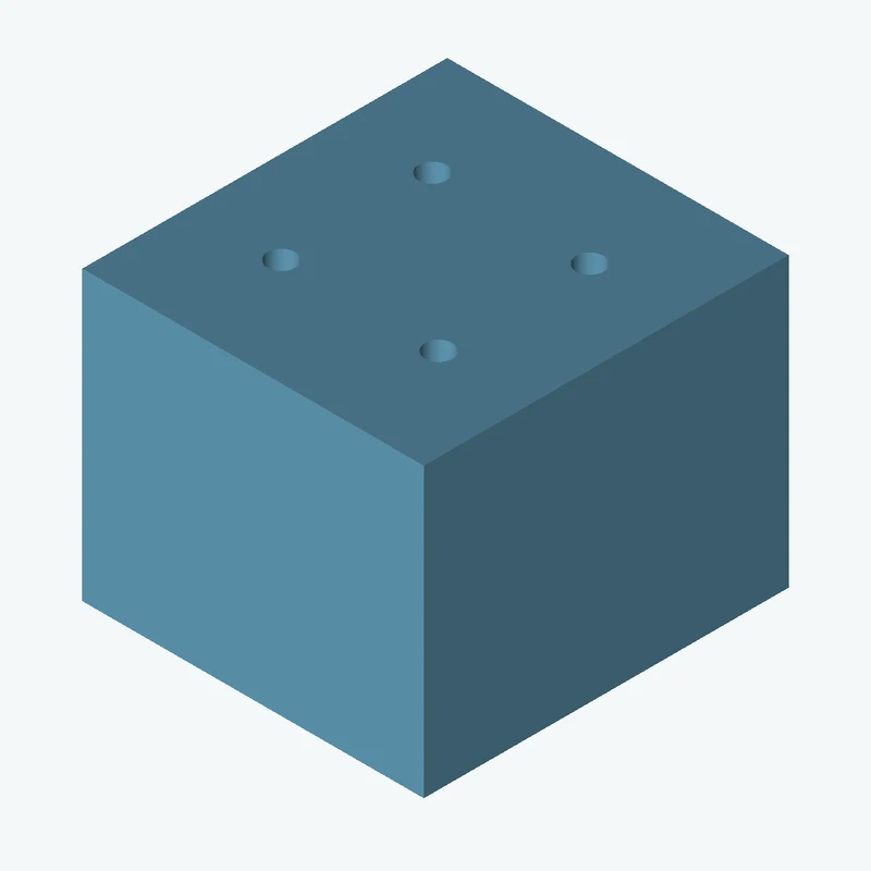 Rectangular body, 80 × 67.5 × 85.5 mm (W×D×H) — 3455