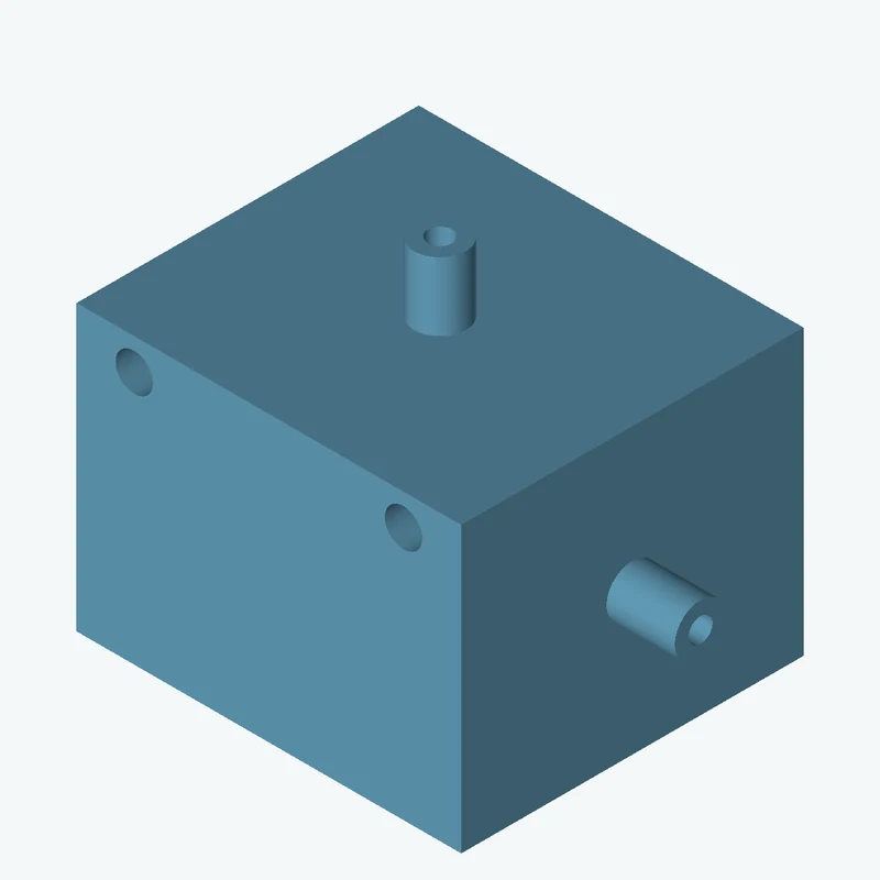 Rectangular body, 54.63 × 40.4 × 48.6 mm (W×D×H) — 3682