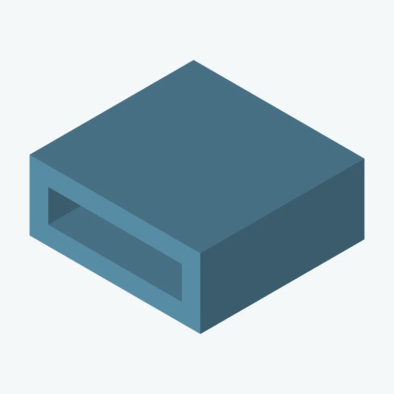 Rectangular body, 42.27 × 17.3 × 40.6 mm (W×D×H) — 0092