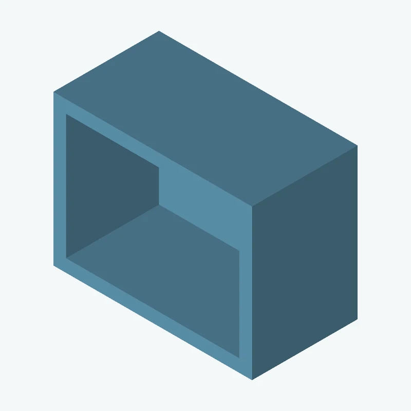 Rectangular body, 75 × 56.8 × 39.9 mm (W×D×H) — 0390