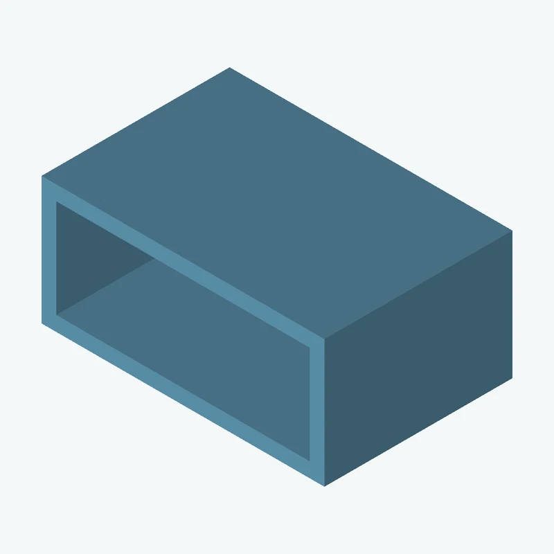 Rectangular body, 100 × 45.2 × 66.5 mm (W×D×H) — 0758