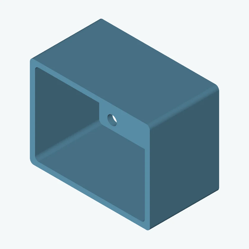 Rectangular body, 55 × 42 × 31.7 mm (W×D×H) — 0867