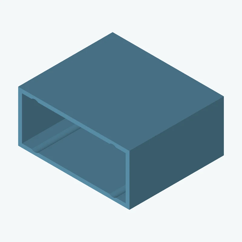 Rectangular body, 116.1 × 53.3 × 98.6 mm (W×D×H) — 1059