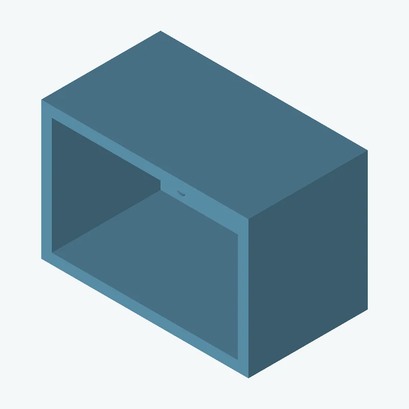 Rectangular body, 115.99 × 77.2 × 66.8 mm (W×D×H) — 1202