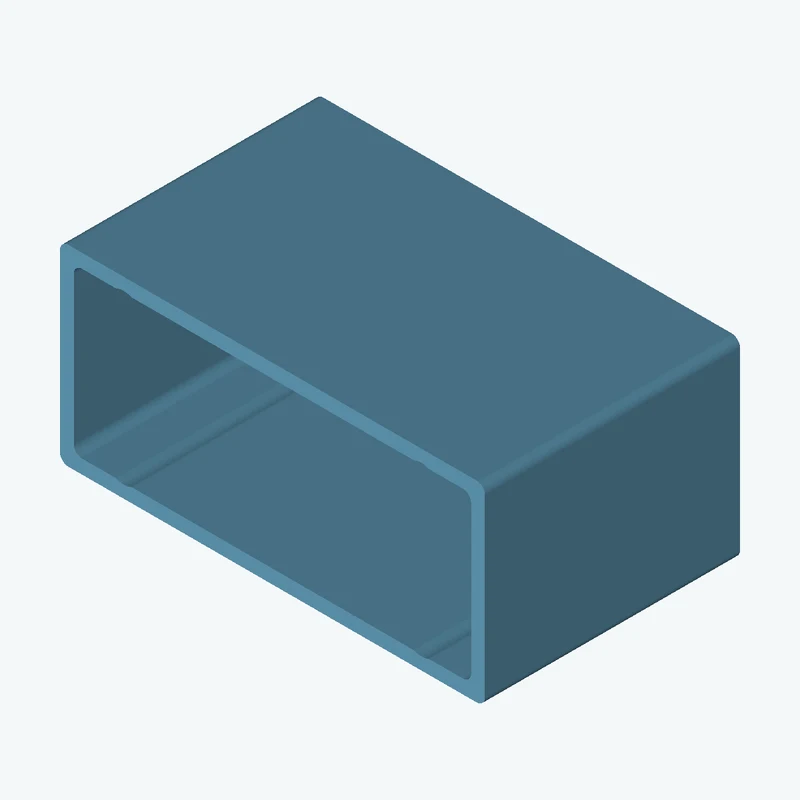 Rectangular body, 107.28 × 48.5 × 64.4 mm (W×D×H) — 1211