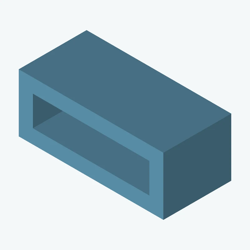 Rectangular body, 56.5 × 22.7 × 26.5 mm (W×D×H) — 1603