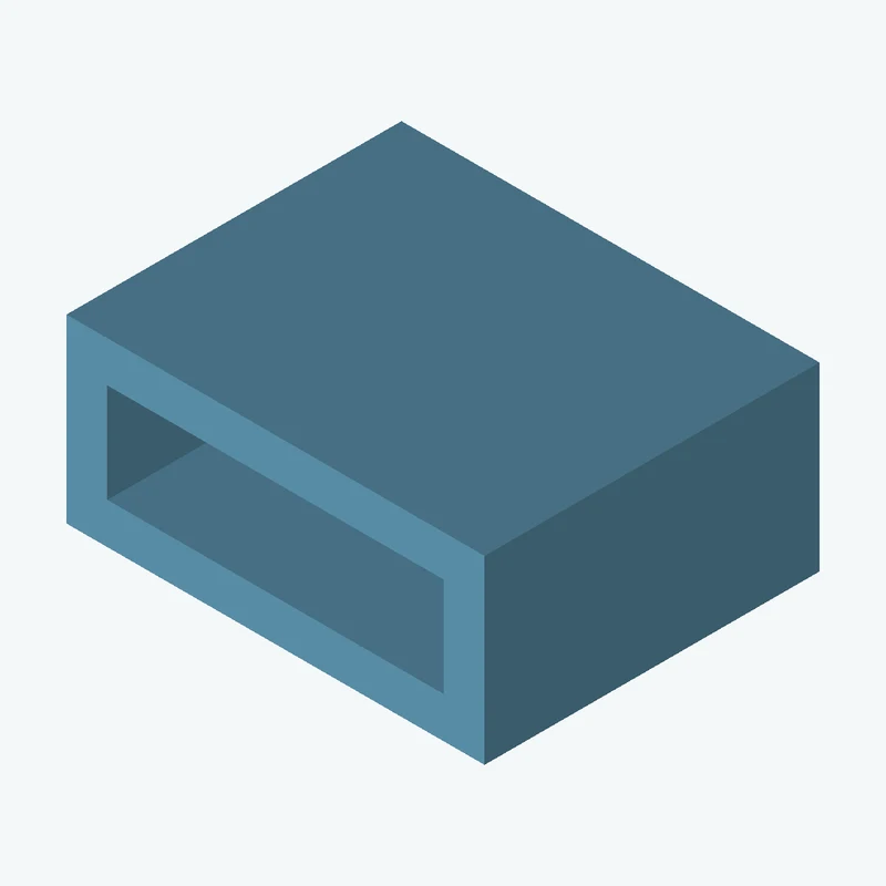 Rectangular body, 38.81 × 16.8 × 31.1 mm (W×D×H) — 1620