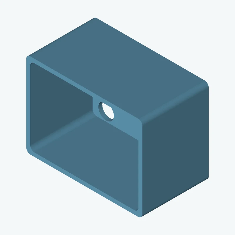 Rectangular body, 98.07 × 71.8 × 56 mm (W×D×H) — 2290