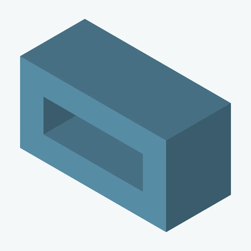 Rectangular body, 30 × 16.3 × 13.3 mm (W×D×H) — 2486