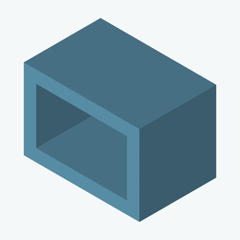 Rectangular body, 54.04 × 37.6 × 35.9 mm (W×D×H) — 2531