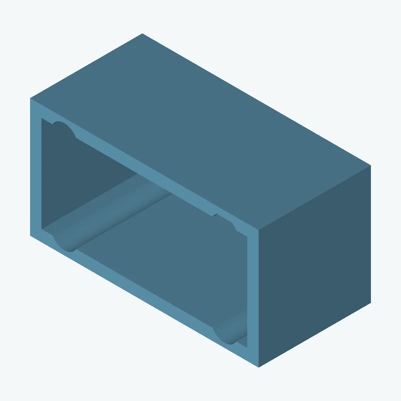 Rectangular body, 90 × 46.9 × 44.2 mm (W×D×H) — 2604