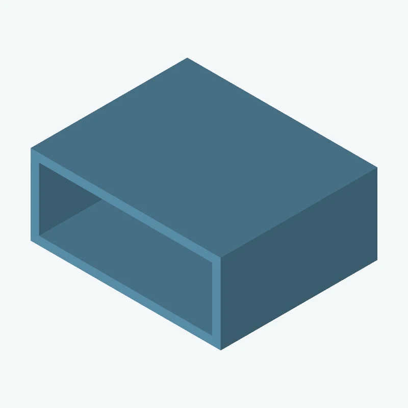Rectangular body, 72.32 × 30.5 × 59.6 mm (W×D×H) — 2616