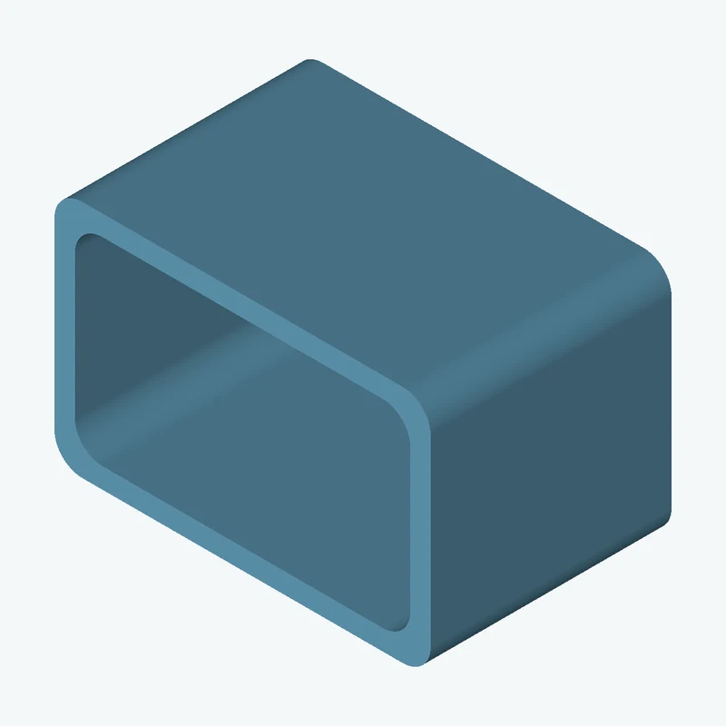 Rectangular body, 70 × 44.5 × 44.8 mm (W×D×H) — 2617