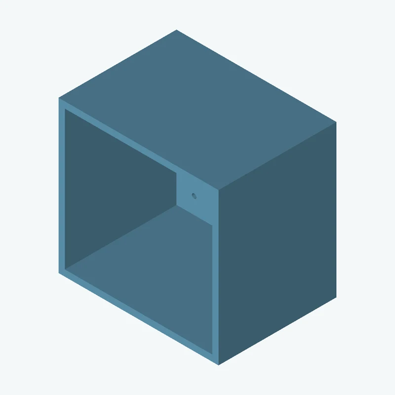 Rectangular body, 115 × 109.1 × 84.8 mm (W×D×H) — 2650