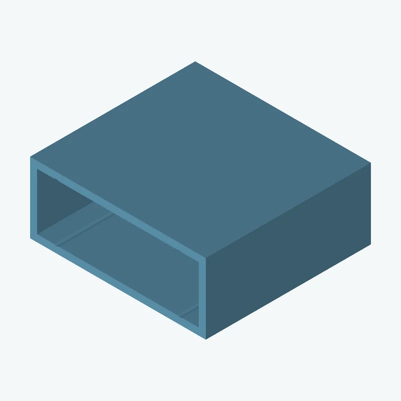 Rectangular body, 90 × 36.2 × 84.6 mm (W×D×H) — 2665