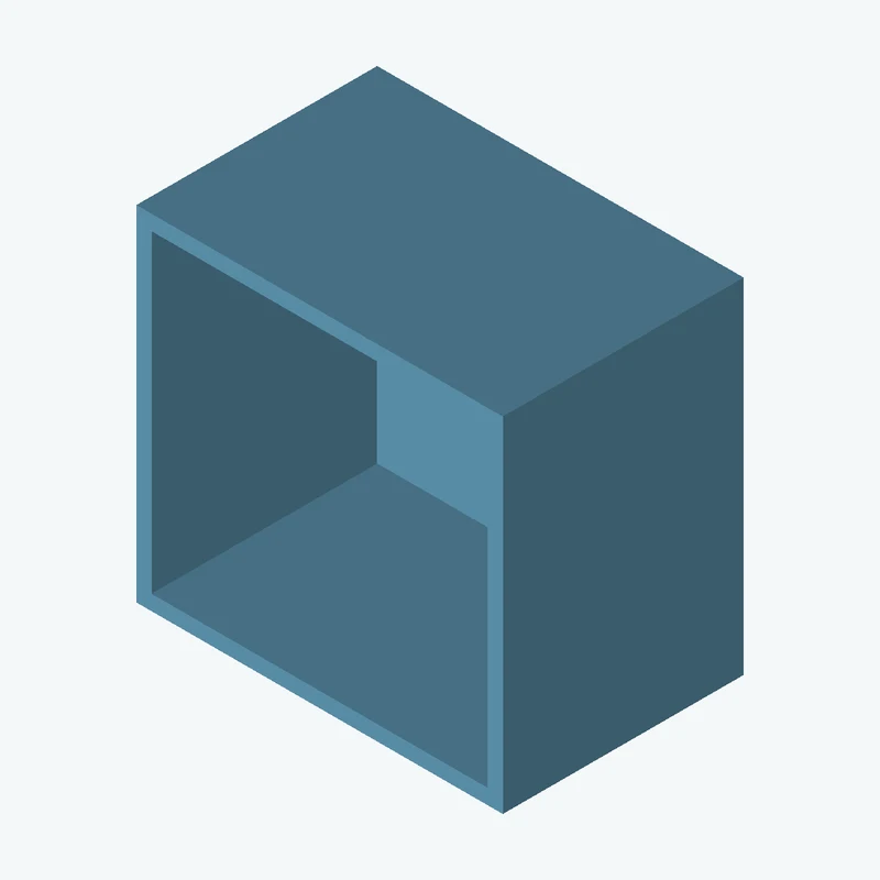 Rectangular body, 48.54 × 45.6 × 31.9 mm (W×D×H) — 2717