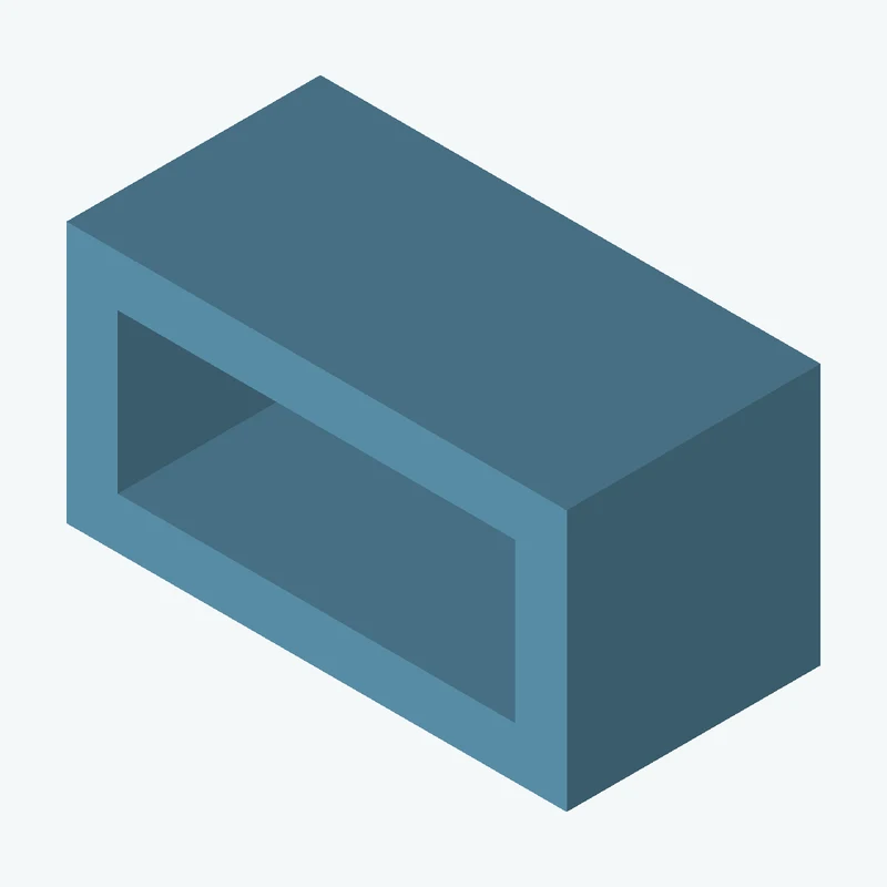 Rectangular body, 40 × 20.9 × 20.3 mm (W×D×H) — 2721