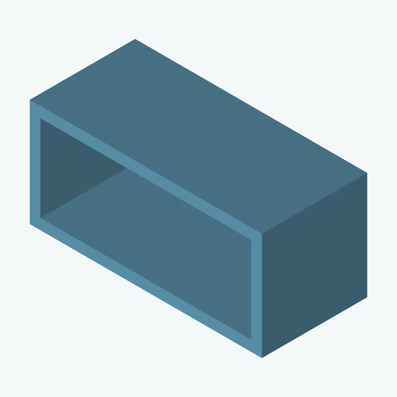 Rectangular body, 50 × 23.2 × 22.7 mm (W×D×H) — 2731