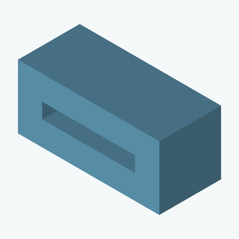 Rectangular body, 35 × 15.8 × 15.3 mm (W×D×H) — 2788