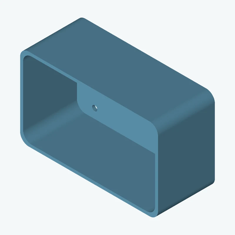 Rectangular body, 117.9 × 70.3 × 48.6 mm (W×D×H) — 3035