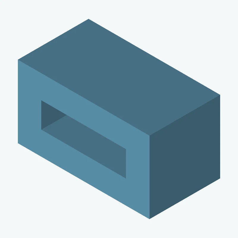 Rectangular body, 32.58 × 17.9 × 17.5 mm (W×D×H) — 3390