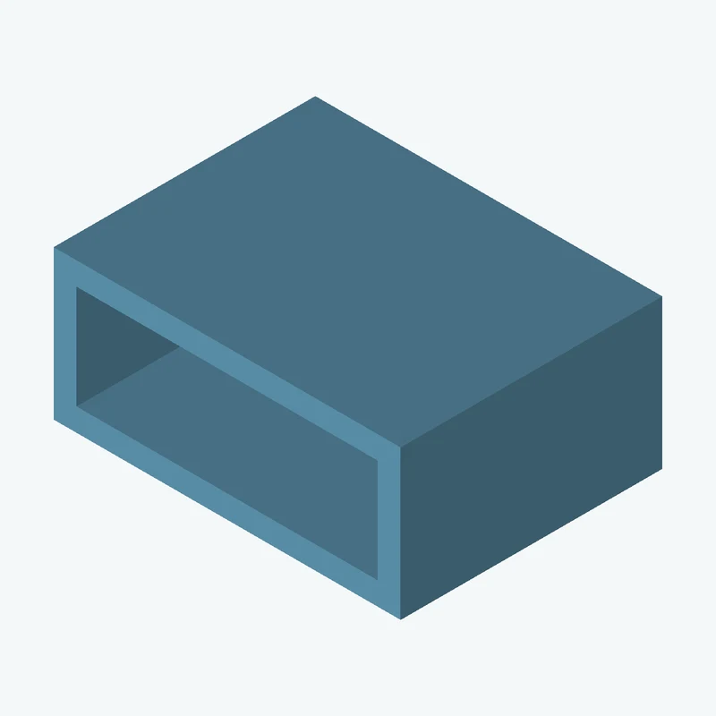 Rectangular body, 85 × 36.6 × 64.1 mm (W×D×H) — 3505