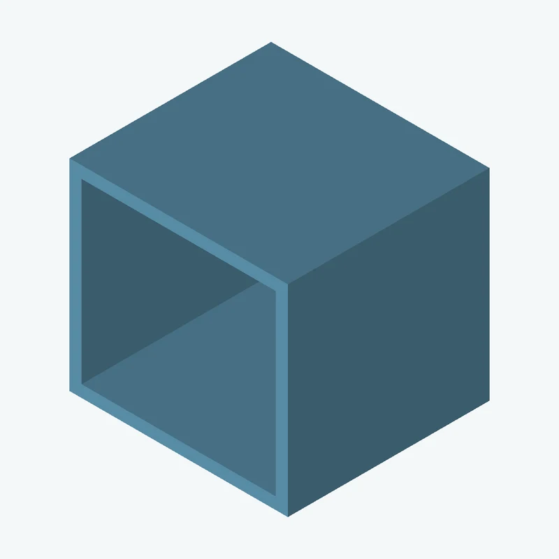 Rectangular body, 90 × 83.1 × 83.1 mm (W×D×H) — 3801