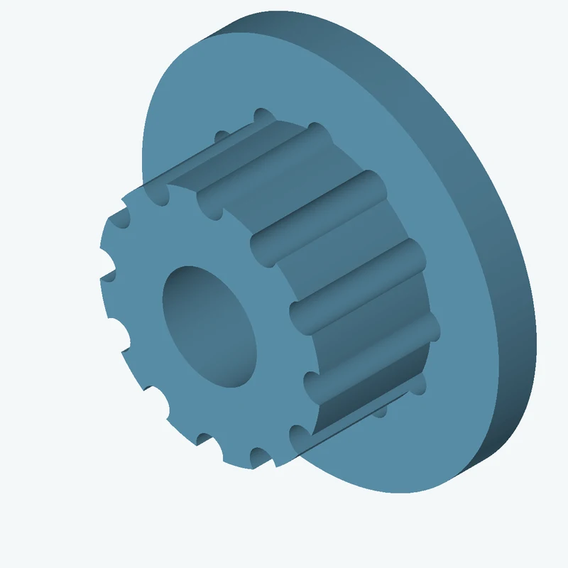 Revolved body, Ø53.2 mm × 35.7 mm tall with Ø22.7 mm bore, Ø85.8 mm × 9.1 mm flange — 0192