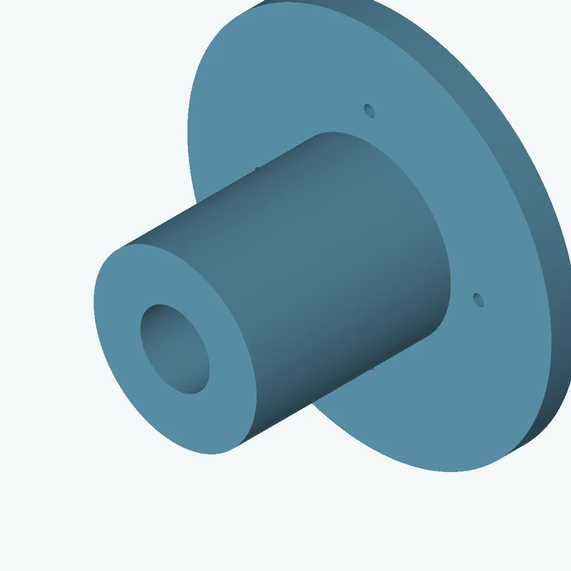 Revolved body, Ø80 mm × 108.4 mm tall with Ø34.1 mm bore, Ø178.8 mm × 13 mm flange — 0214