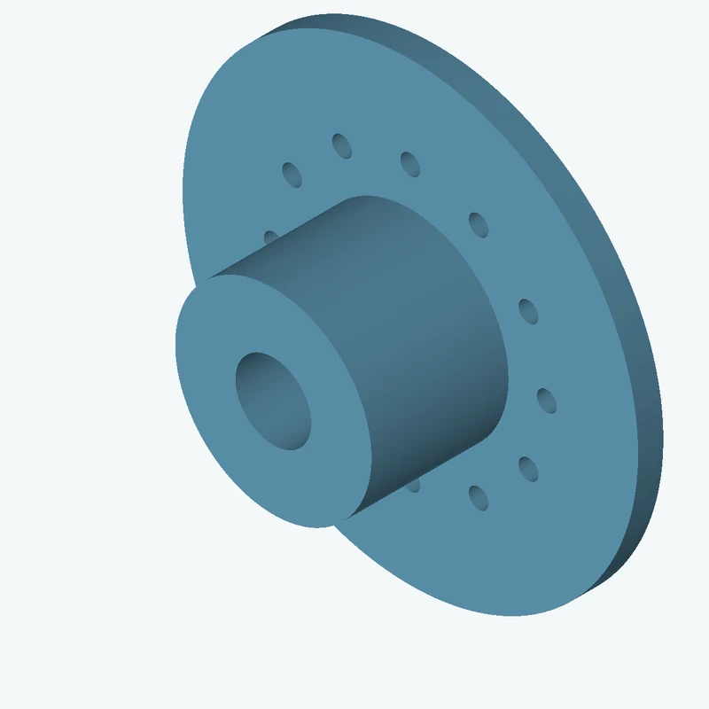 Revolved body, Ø42.69 mm × 35.3 mm tall with Ø16.5 mm bore, Ø99.1 mm × 5.5 mm flange — 0270