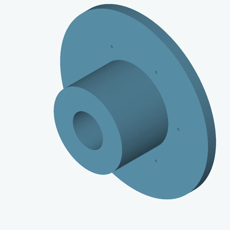 Revolved body, Ø98.89 mm × 78.3 mm tall with Ø43.5 mm bore, Ø213.8 mm × 11.6 mm flange — 0359