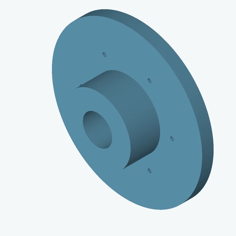 Revolved body, Ø94.01 mm × 58.2 mm tall with Ø41.6 mm bore, Ø213.4 mm × 16.3 mm flange — 1441