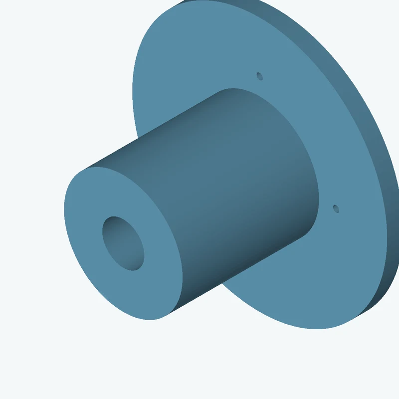 Revolved body, Ø82.16 mm × 105.6 mm tall with Ø29.1 mm bore, Ø176.6 mm × 11.1 mm flange — 1579