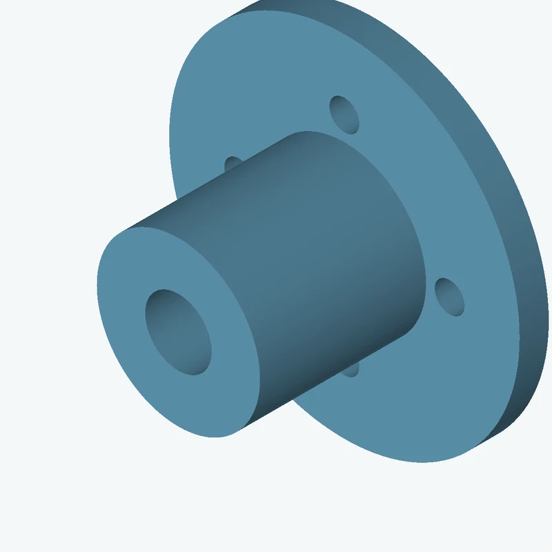 Revolved body, Ø45.93 mm × 54.9 mm tall with Ø18.7 mm bore, Ø98.6 mm × 8.2 mm flange — 1929