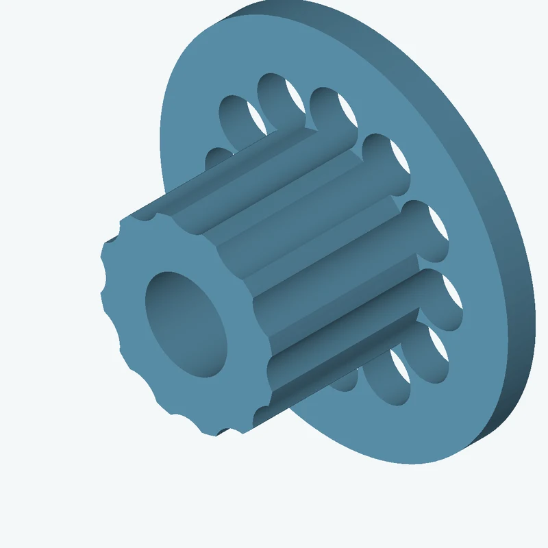 Revolved body, Ø30.16 mm × 30.3 mm tall with Ø14.2 mm bore, Ø60.2 mm × 4.8 mm flange — 2840